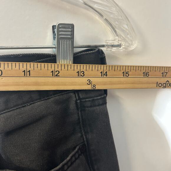 “UNIF” Taper Ankle Ash Black Straight Leg Denim Casual Jeans Women’s Size 27 - Picture 6 of 8